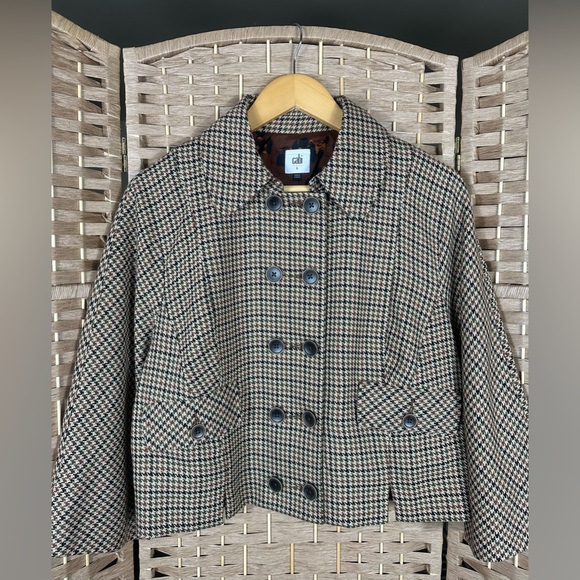 Cabi Heritage Houndstooth Showroom Jacket - Size Large - Picture 8 of 11